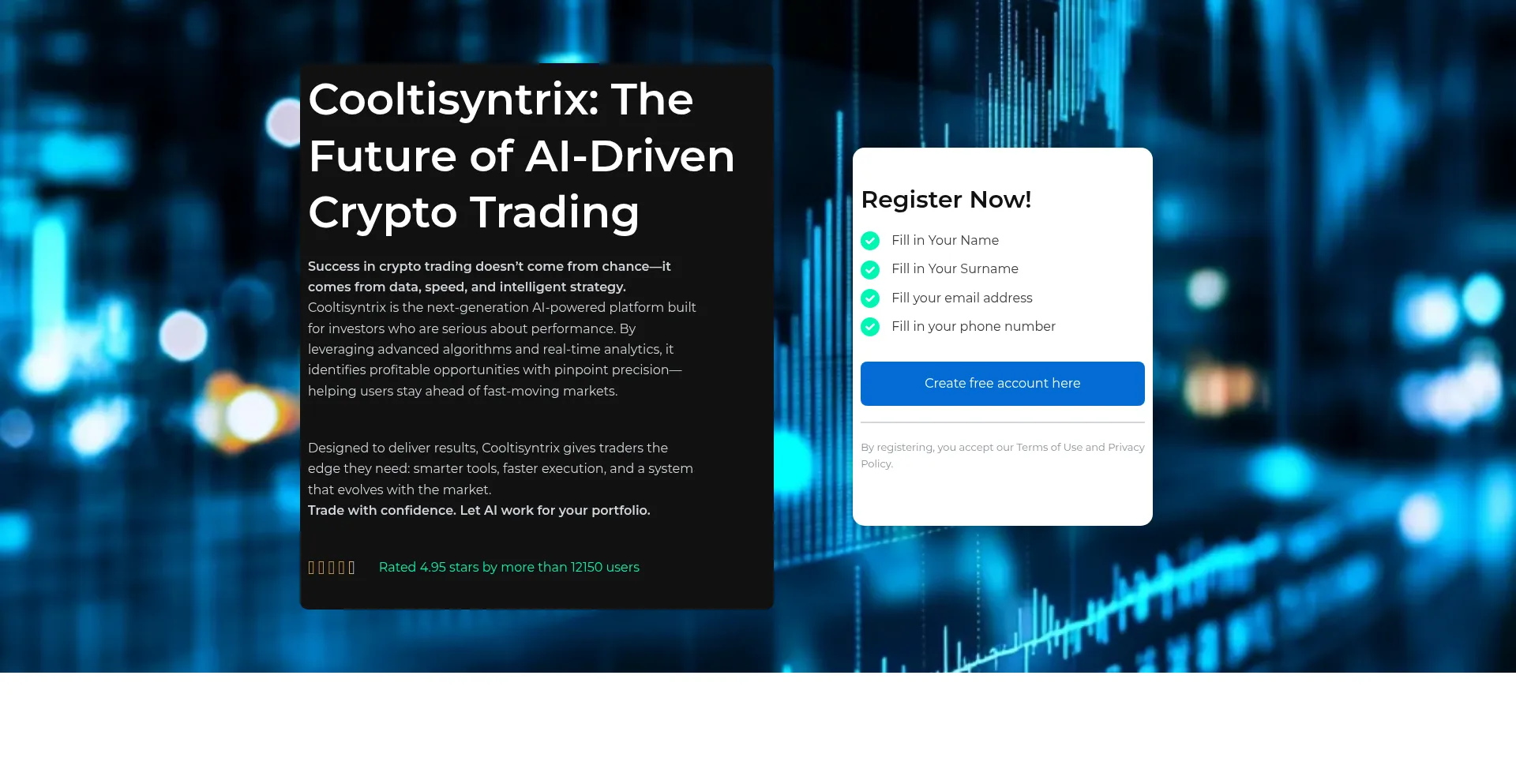 Website screenshot of Cooltisyntrix.com