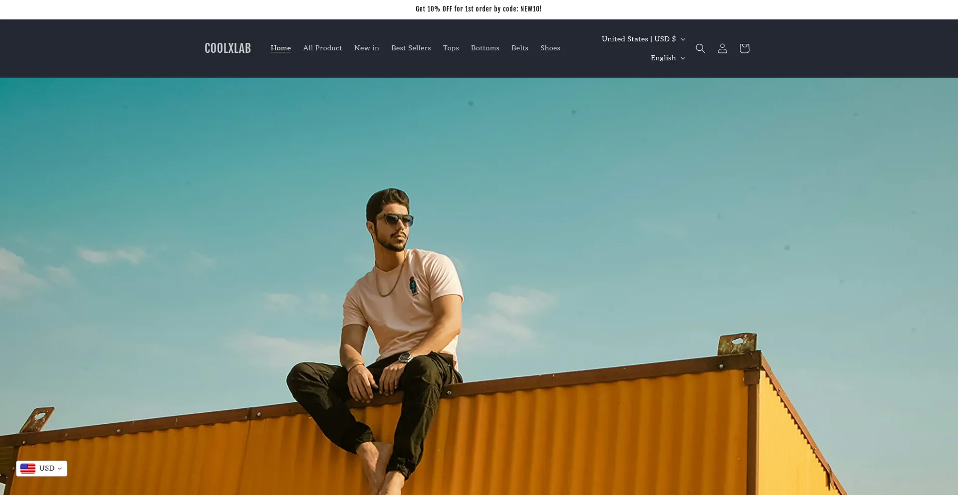 Website screenshot of Coolxlab.com
