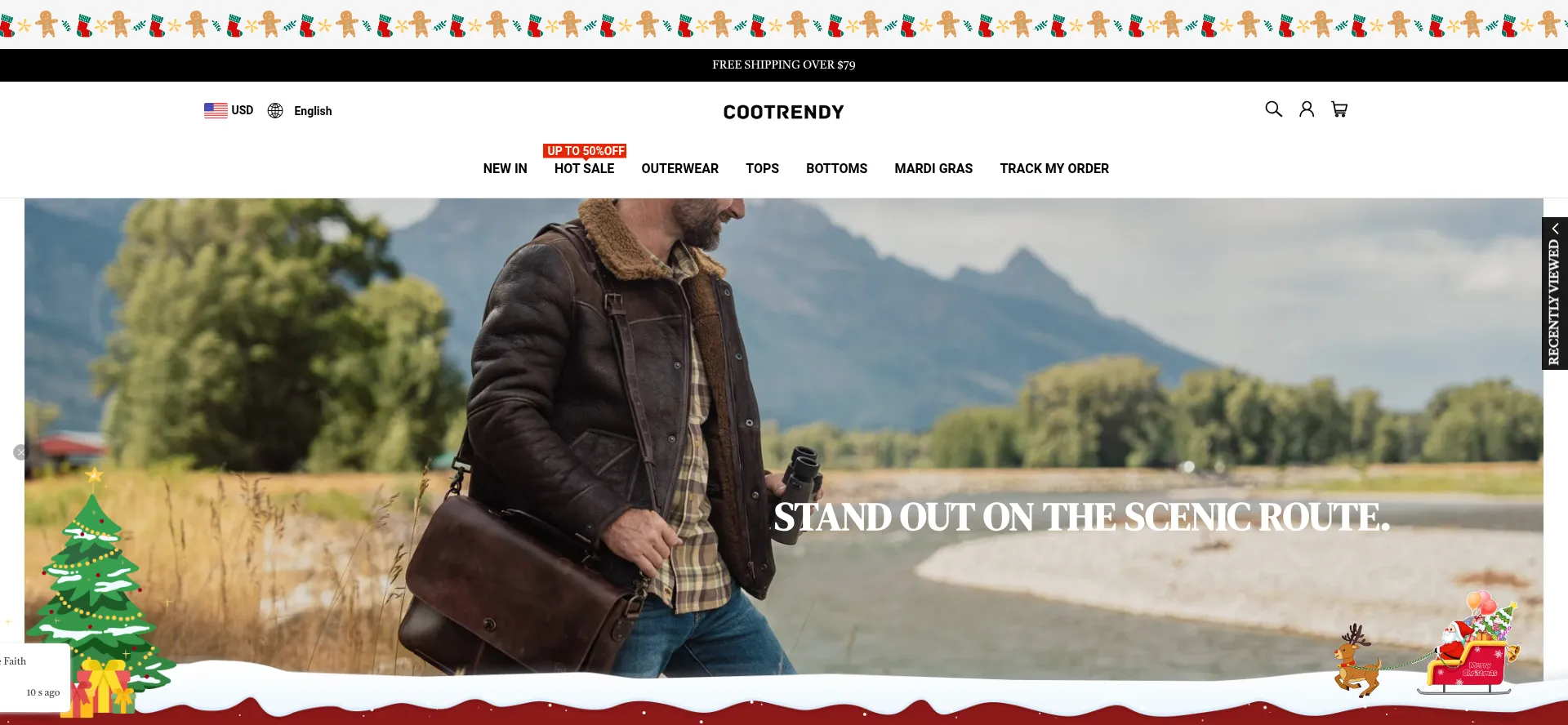 Website screenshot of Cootrendy.com
