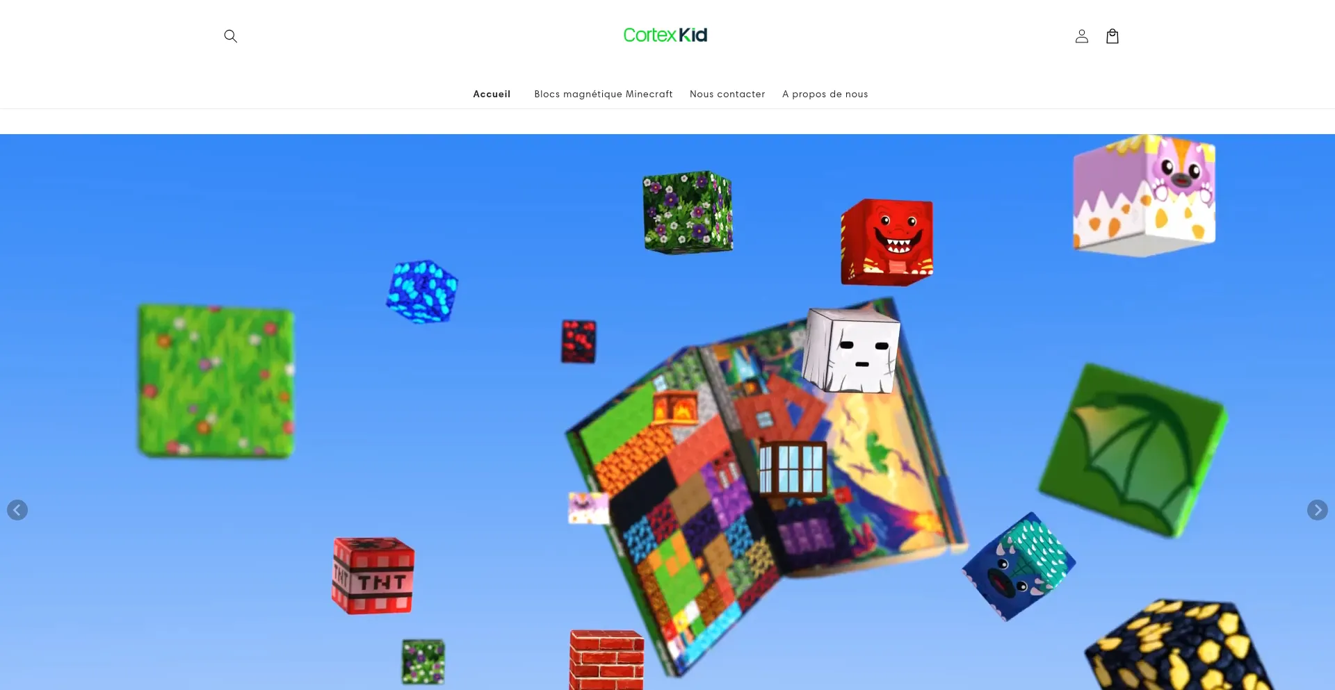 Website screenshot of Cortexkid.com
