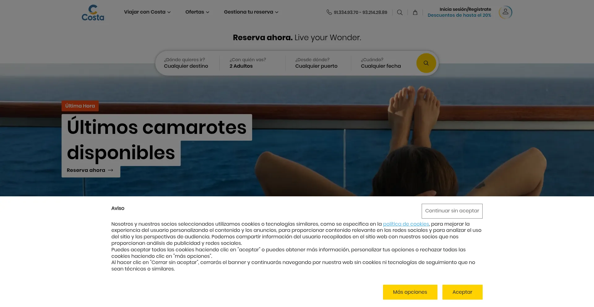 Costacruceros.es est-il Sûr et Fiable ?