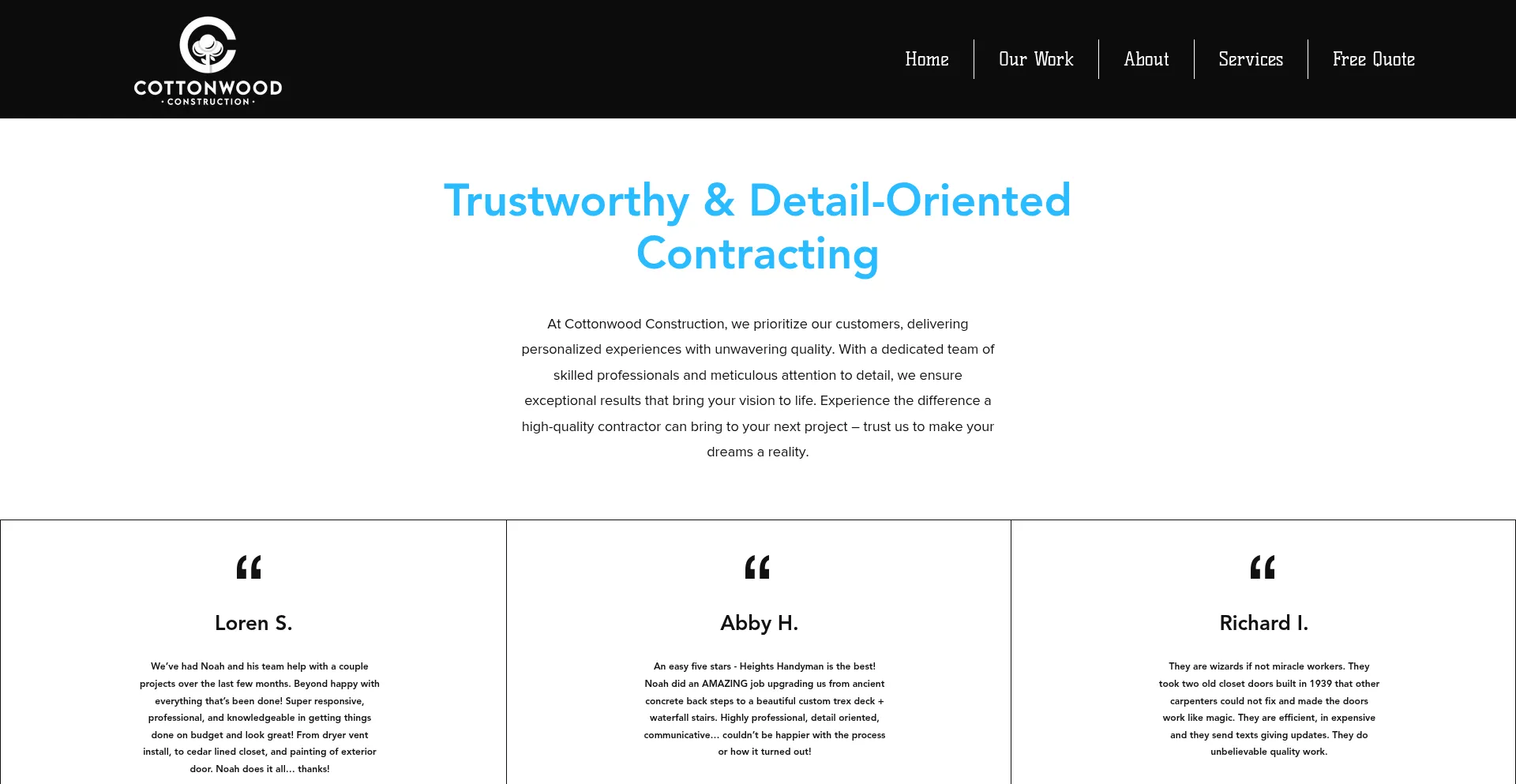 Cottonwoodconstruction.co