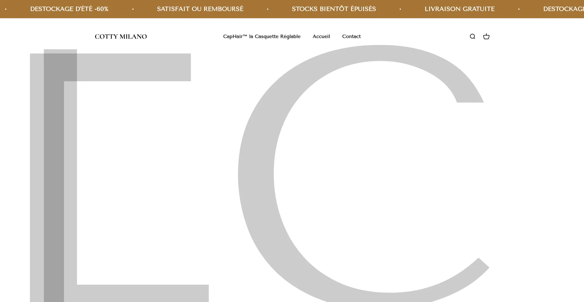 Website screenshot of Cottyshop.com