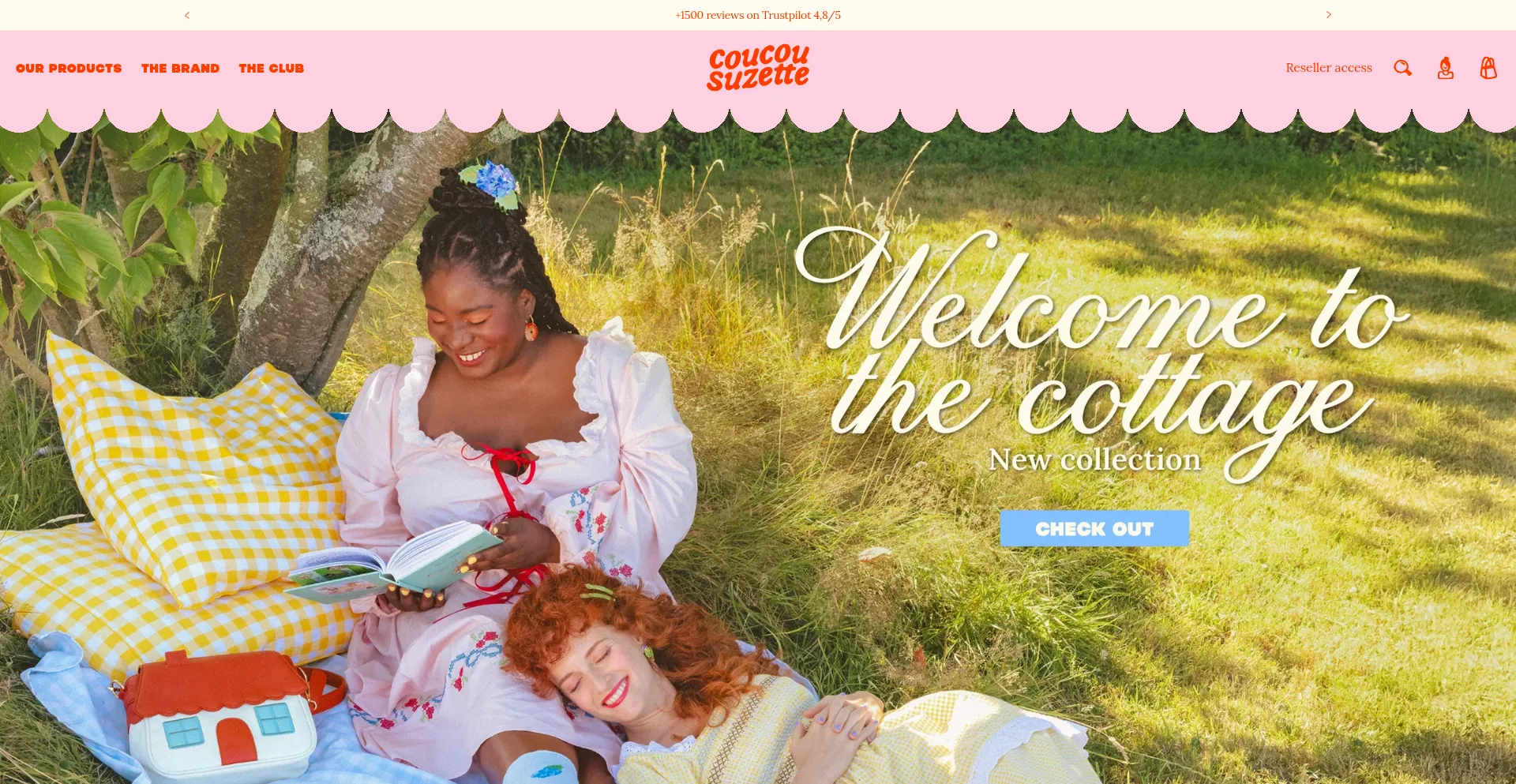 Coucousuzette.com Screenshot