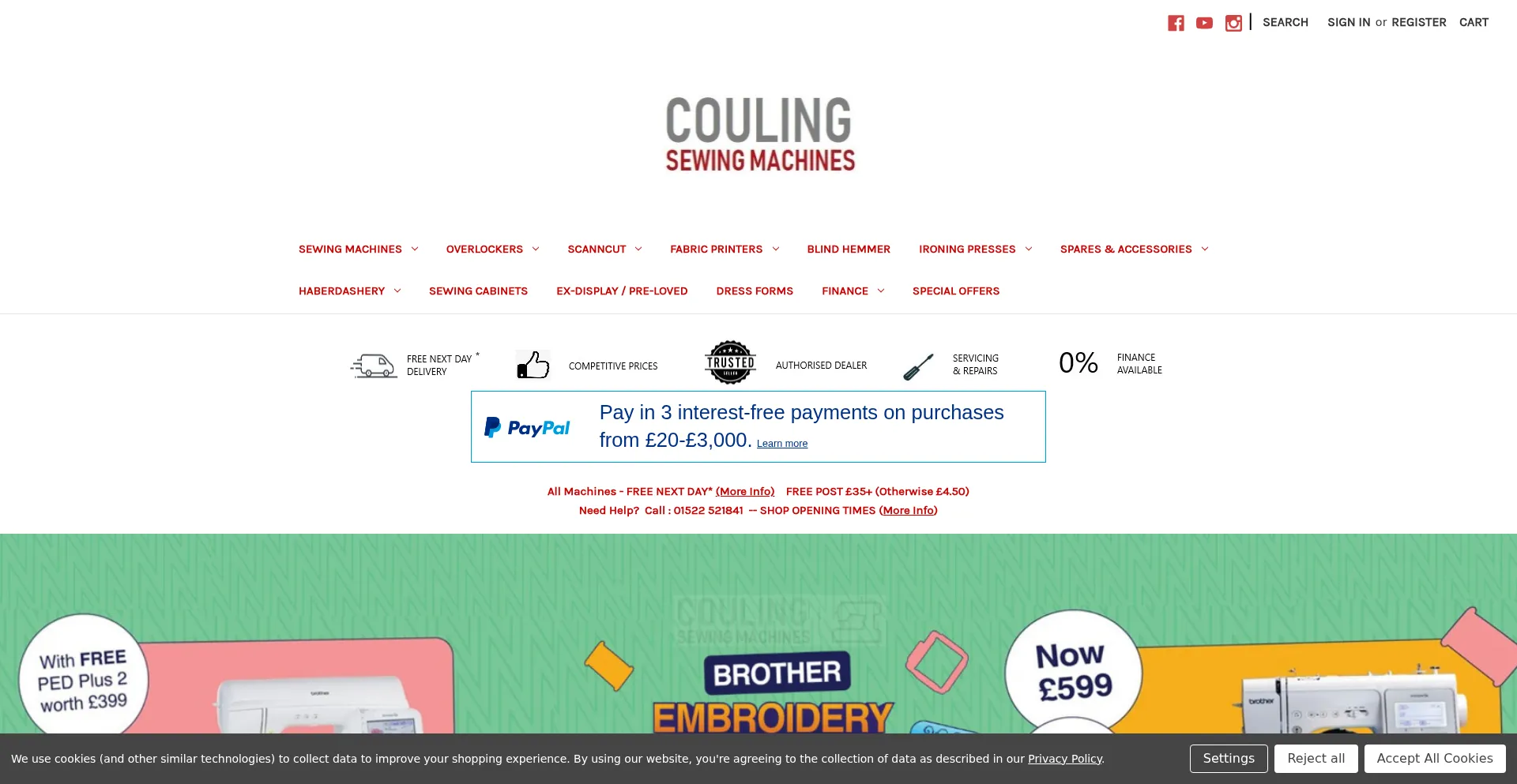 Coulingsewingmachines.co.uk