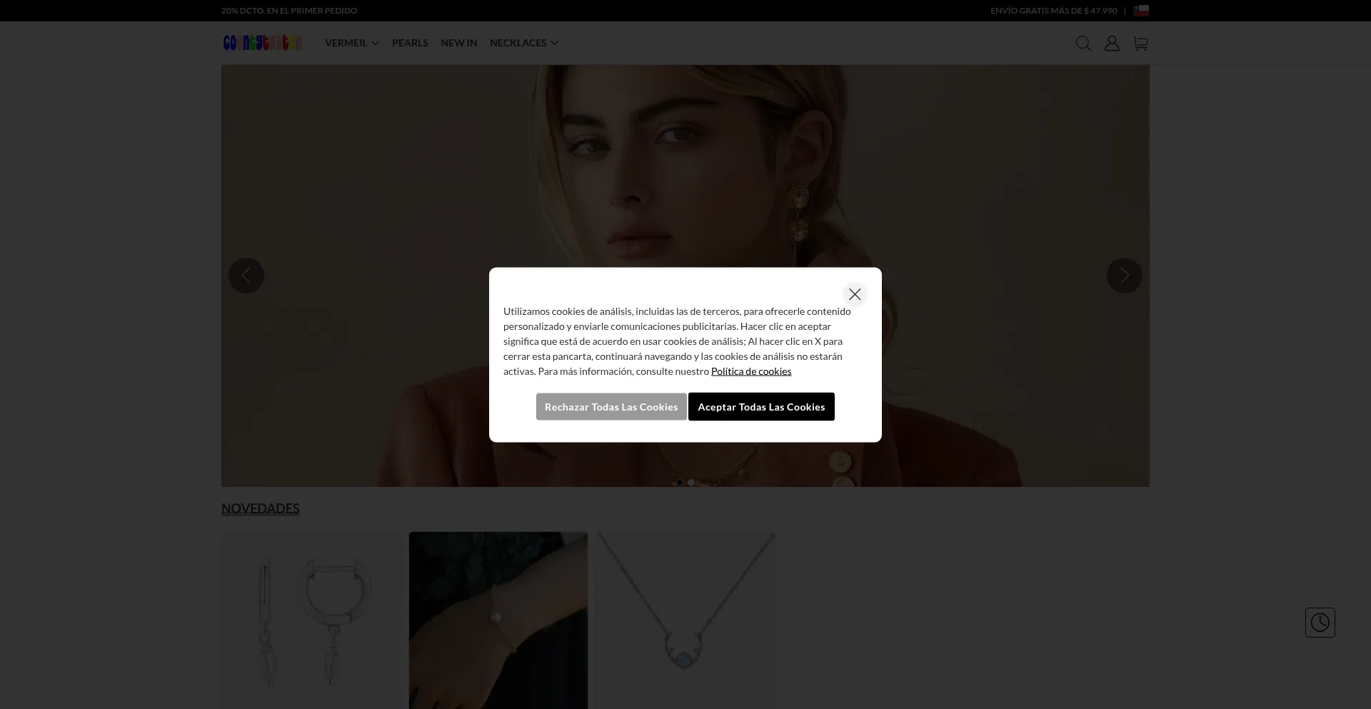 Website screenshot of Countgtmiteo.shop