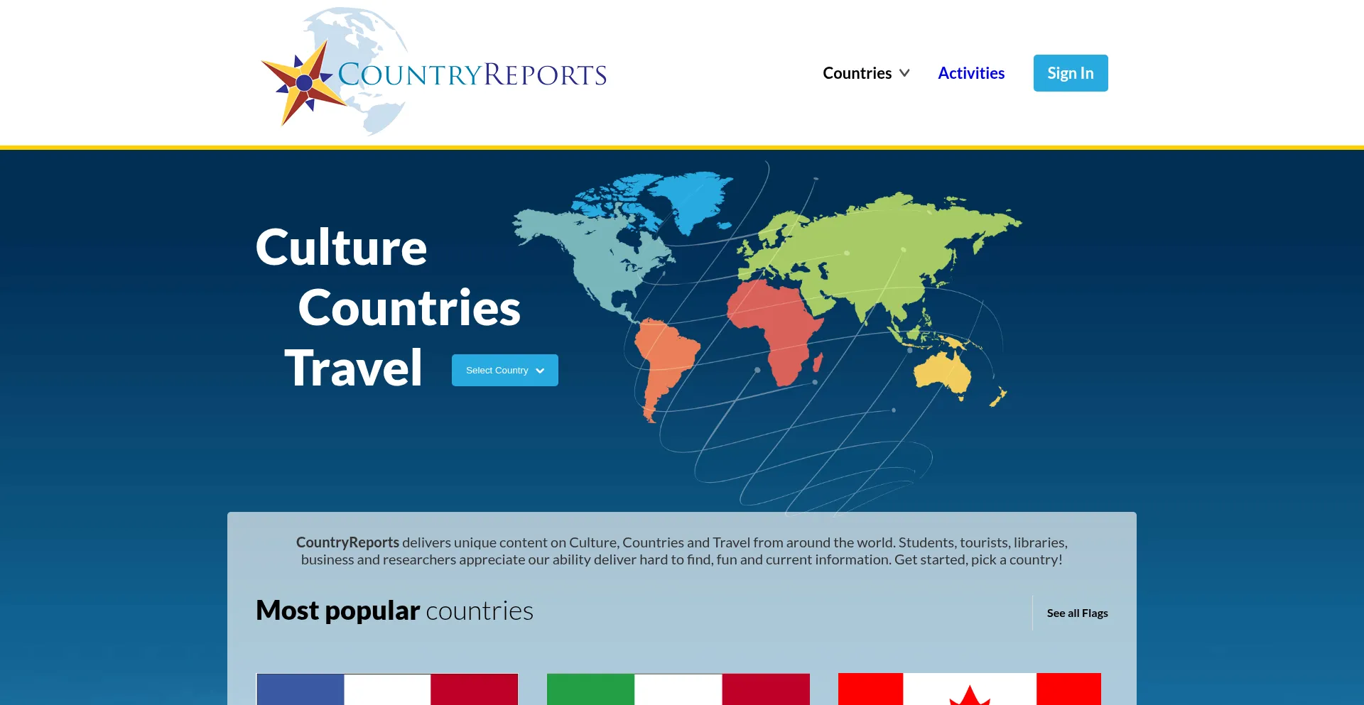 Country Rapporteur Countryreports.org : avis sécurité (Confiance 94/100)