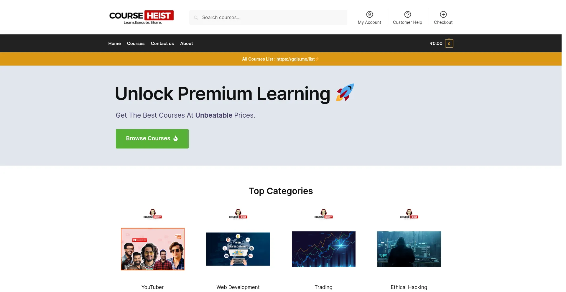 Courseheistshop.click est-il Sûr et Fiable ?