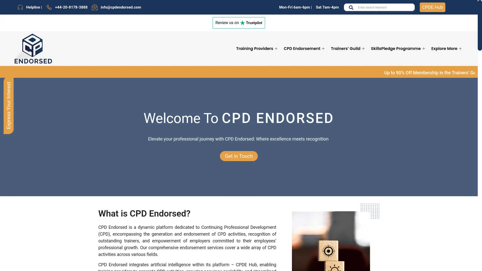 Cpdendorsed.com