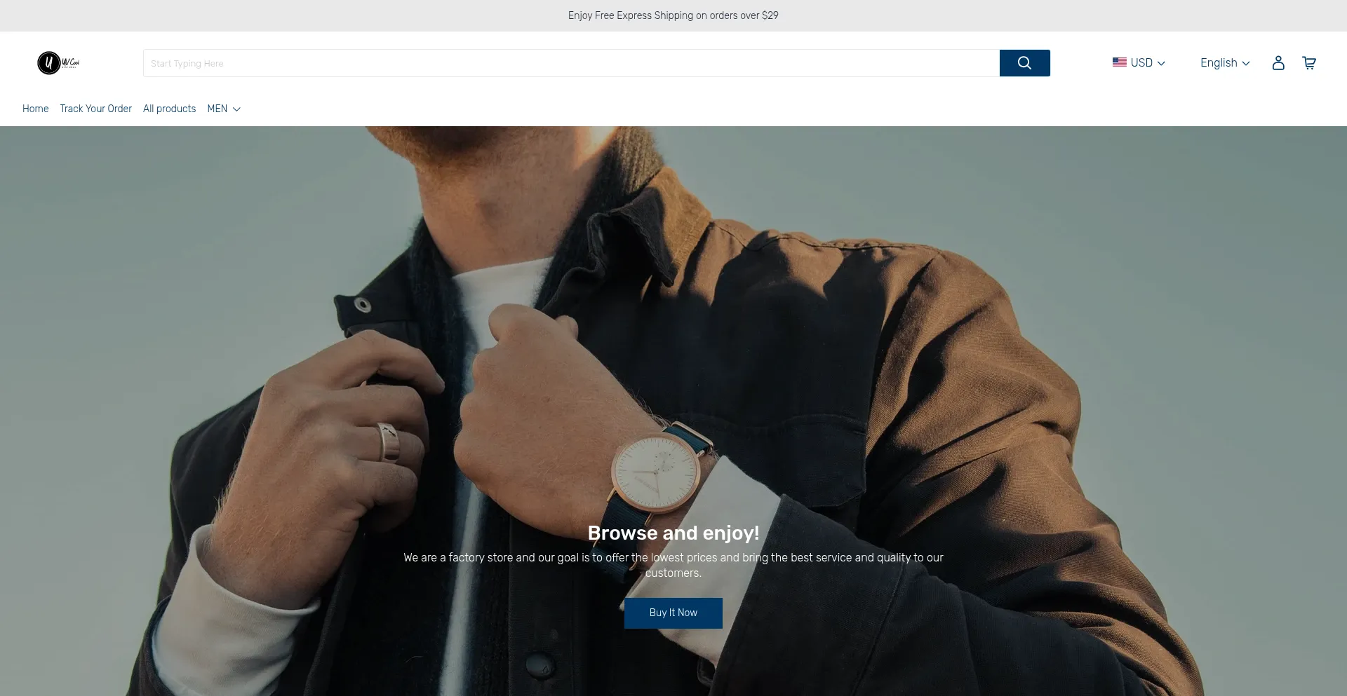 Website screenshot of Crboma.com