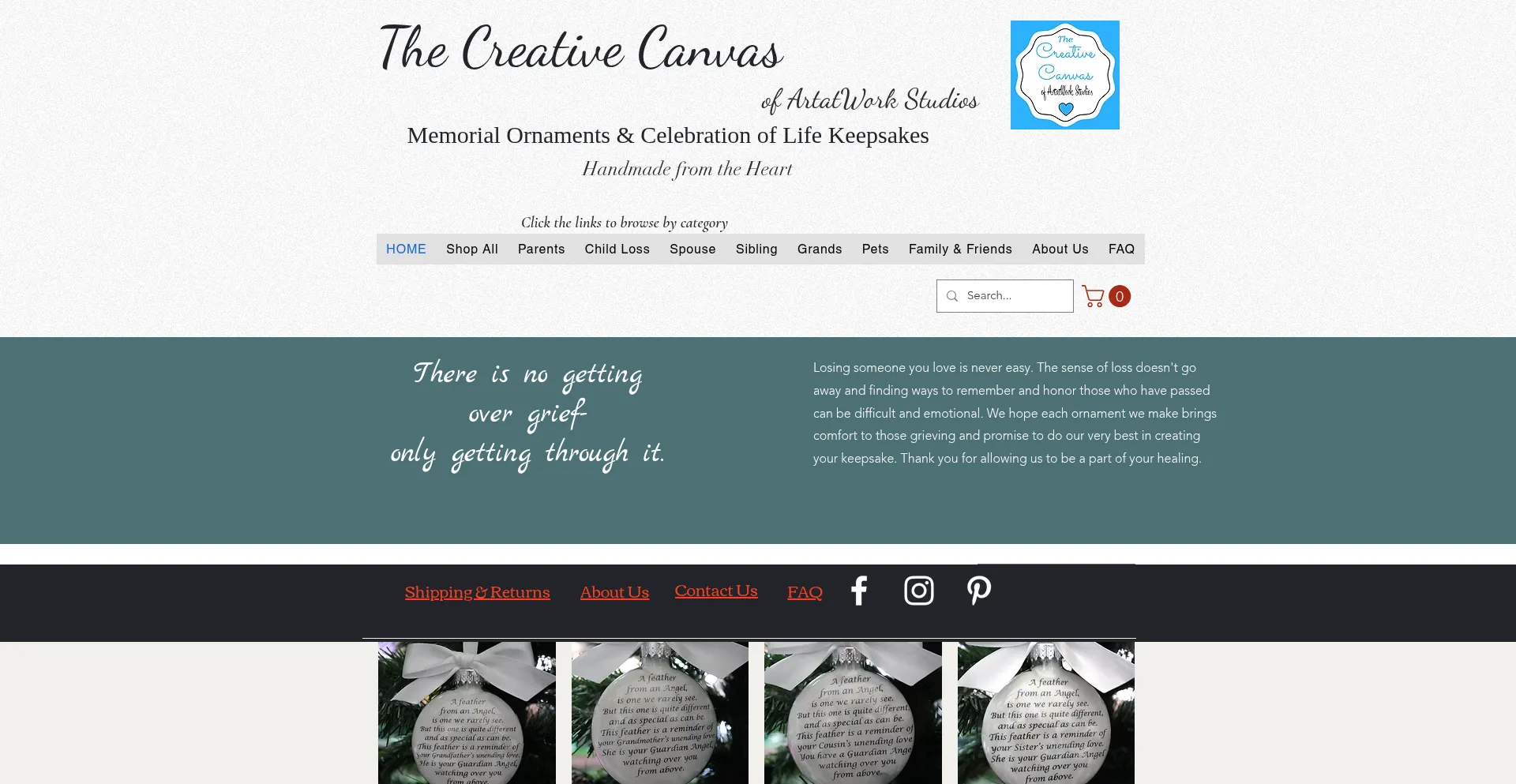 Creativecanvasmemorials.com