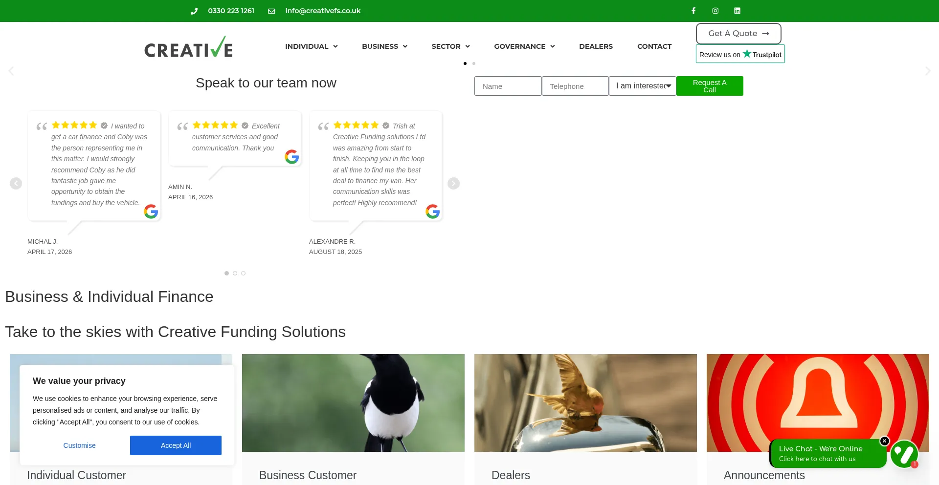 Creativefundingsolutions.co.uk