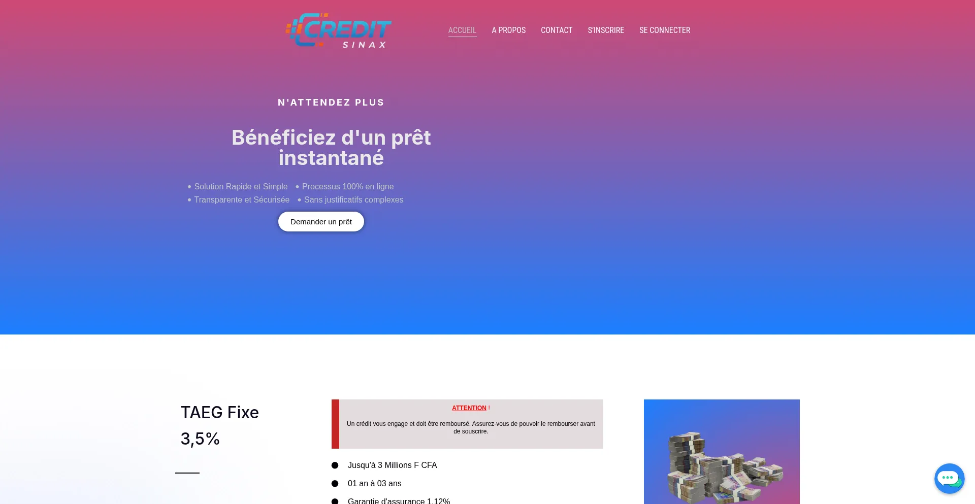 Creditsinax.site est-il Sûr et Fiable ?