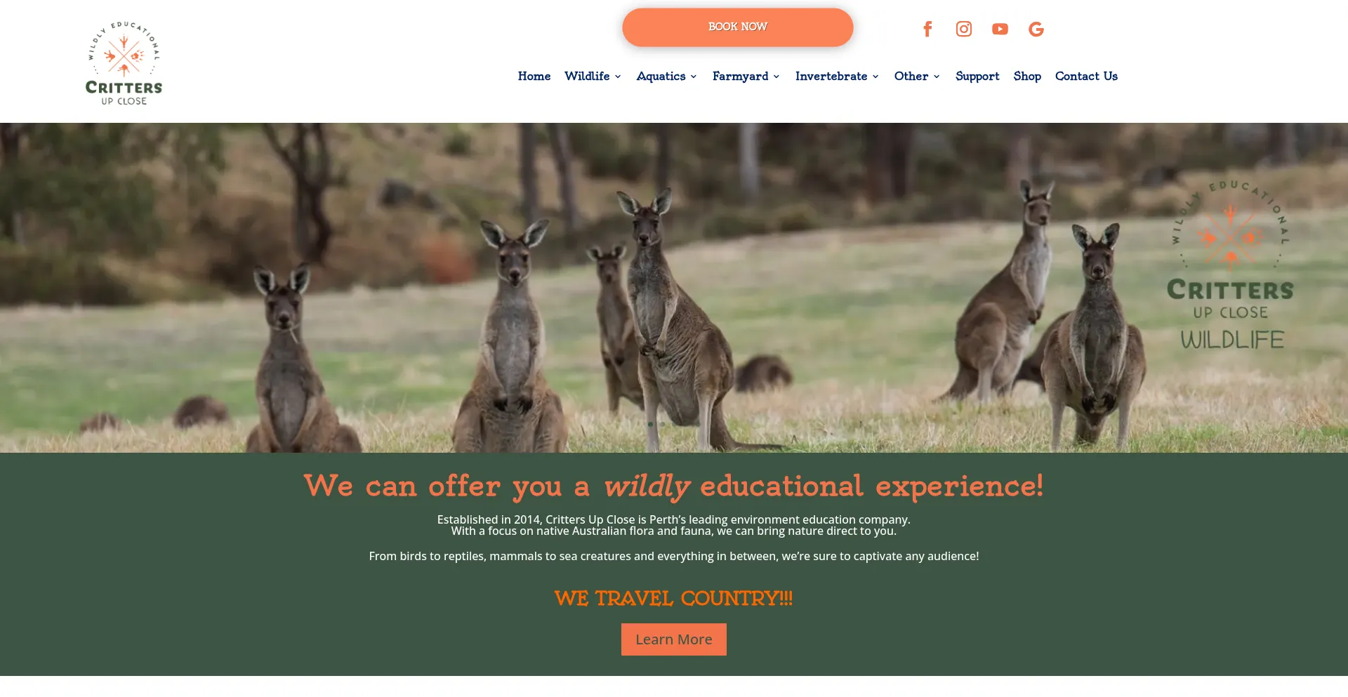 Crittersupclose.com.au