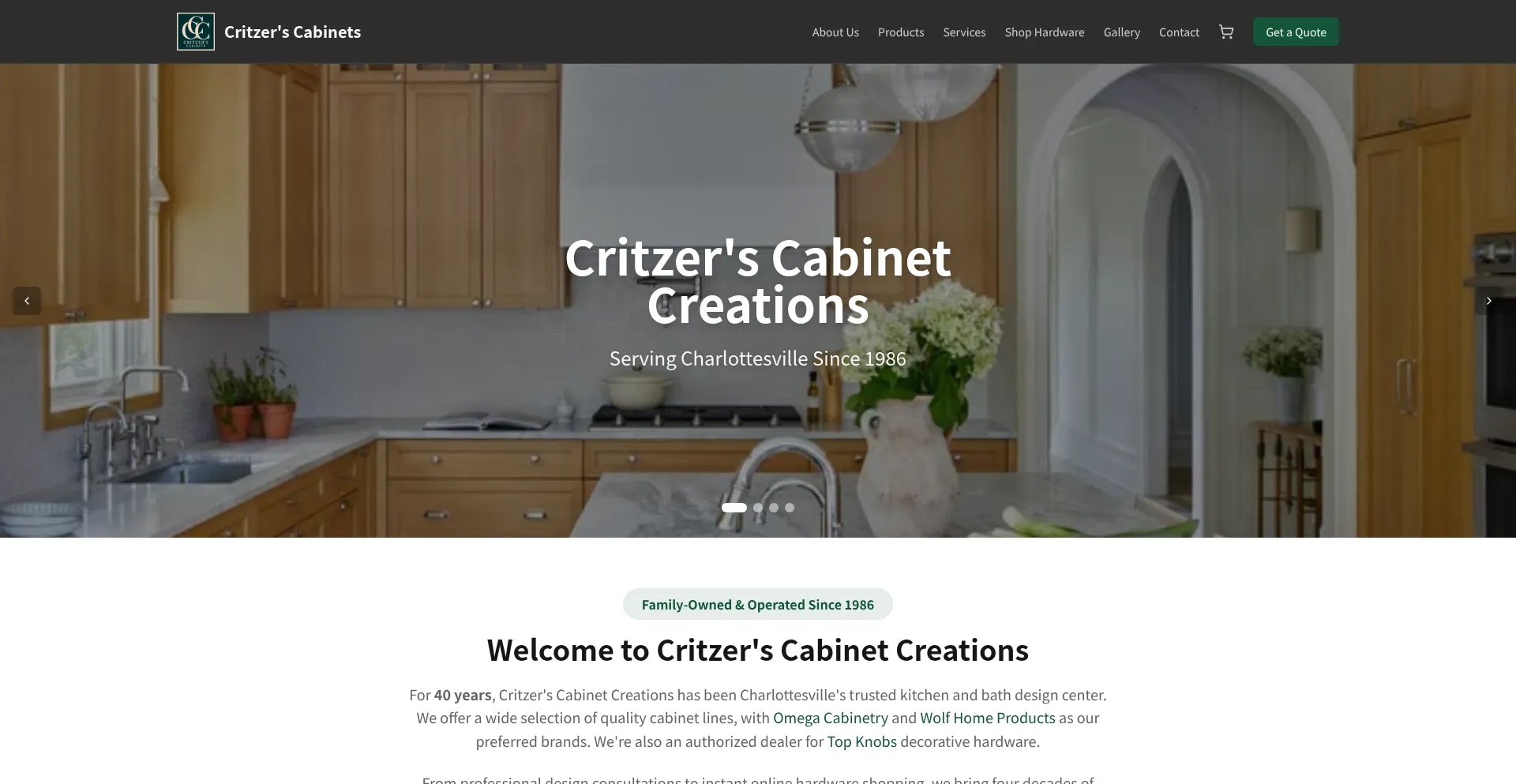 Critzerscabinets.com