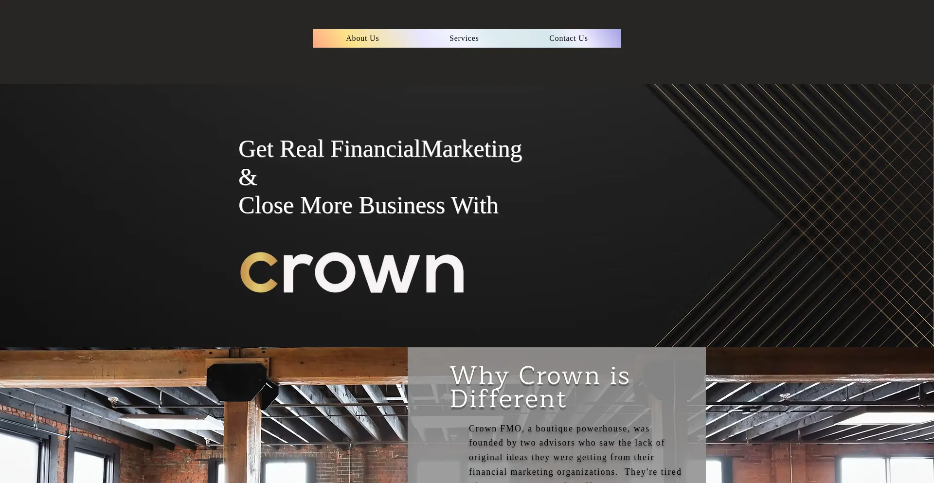 Website screenshot of Crownfmo.com