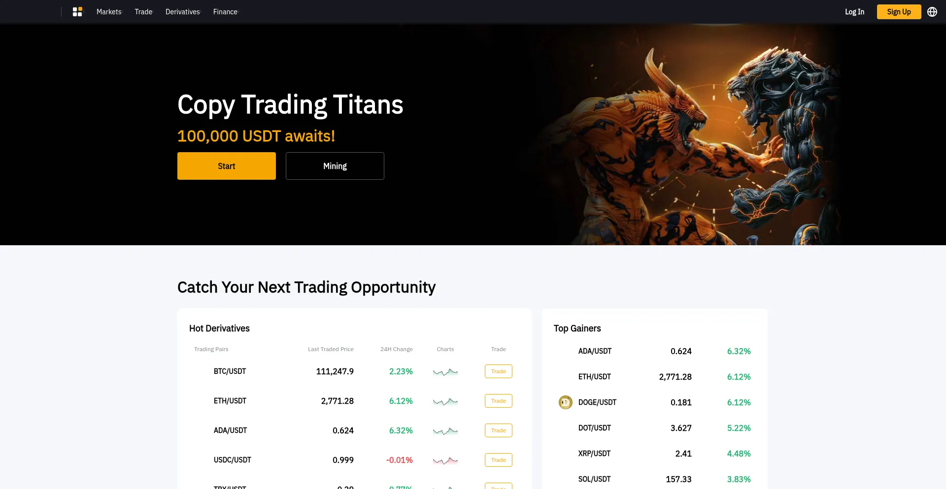 Website screenshot of Crypt0xusa.com