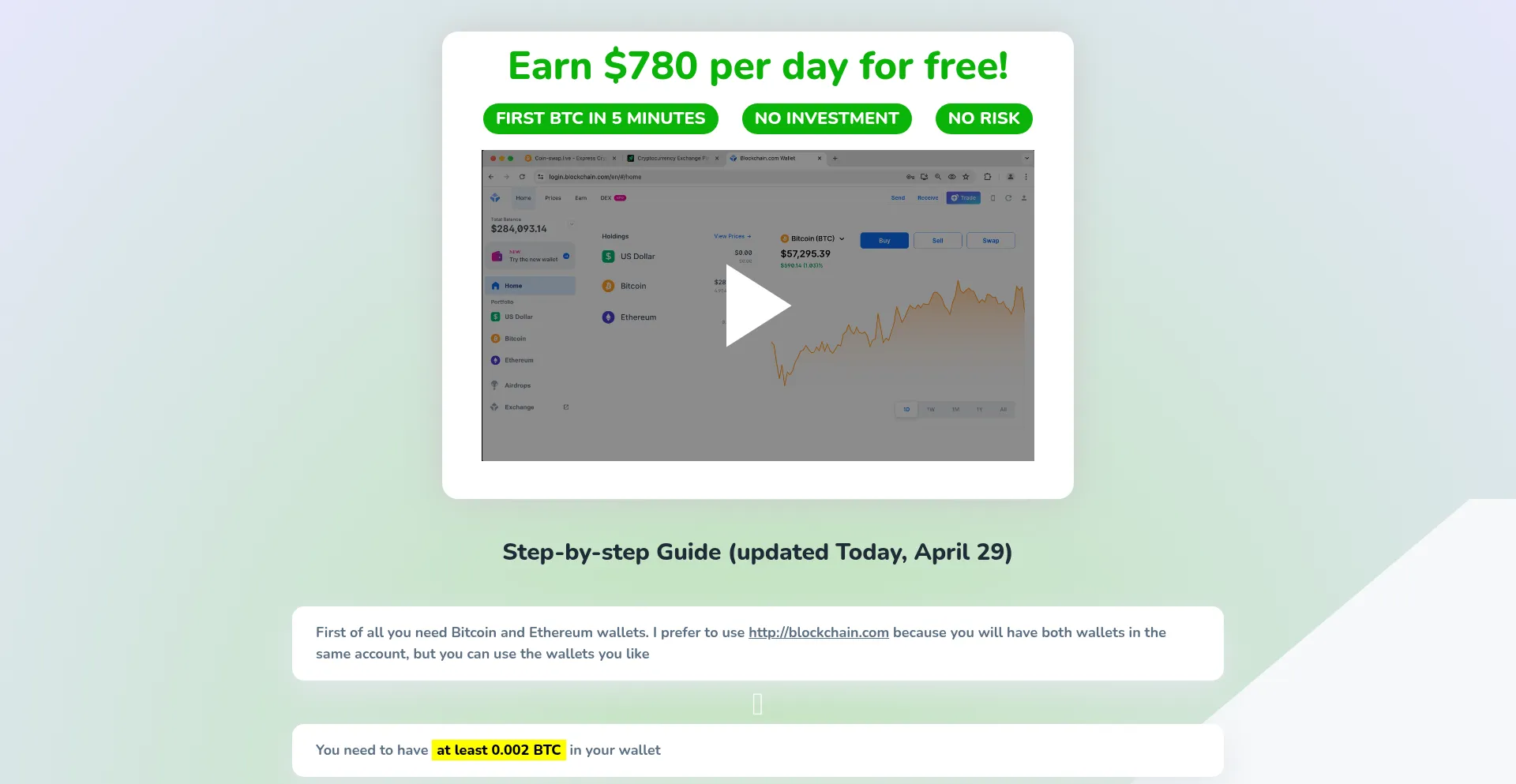 Website screenshot of Crypto-arbitrage.top