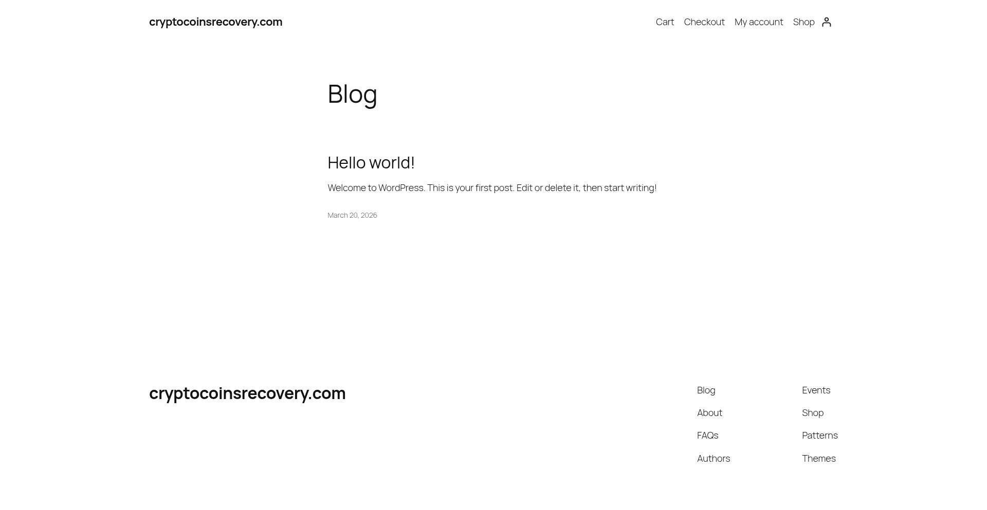 Cryptocoinsrecovery.com