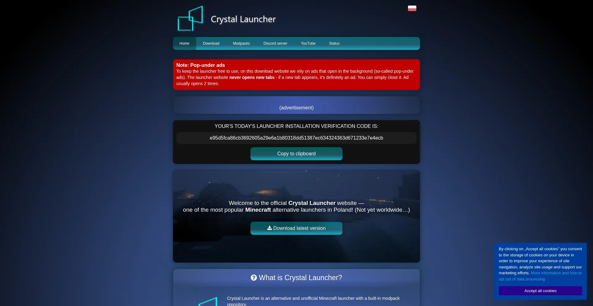 Crystal-launcher.net