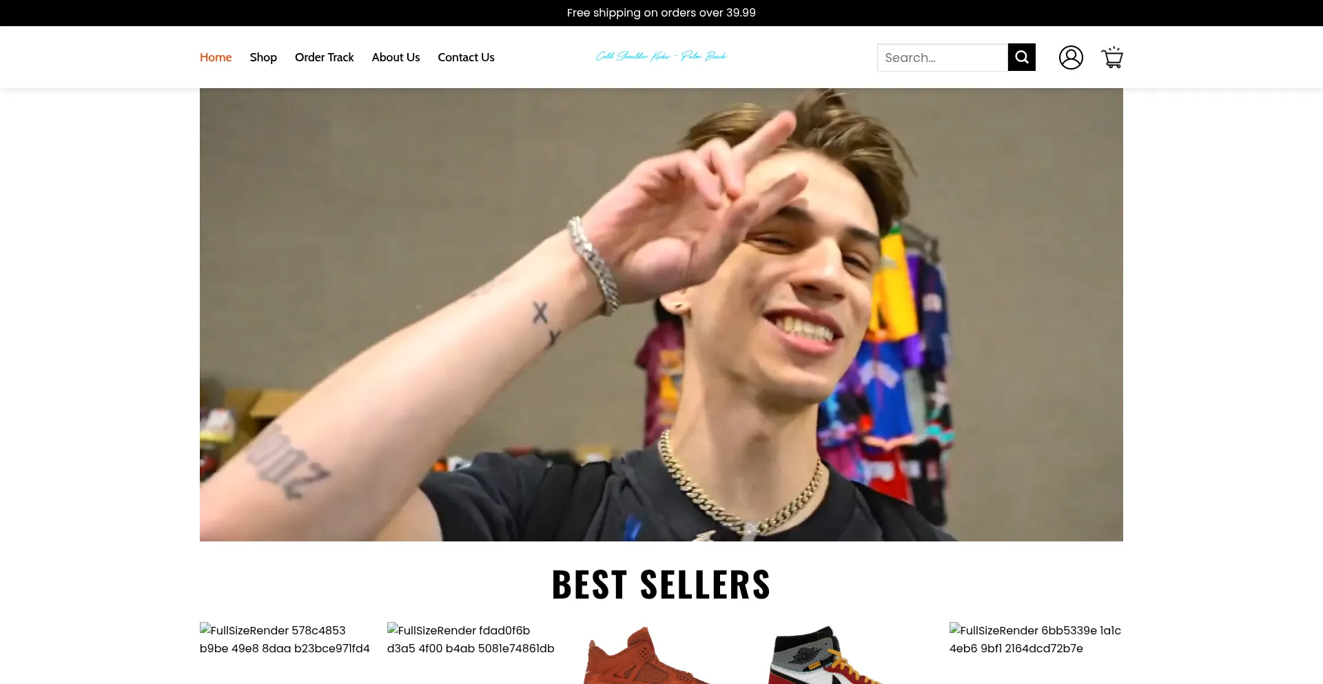 Website screenshot of Cskicks-us.shop