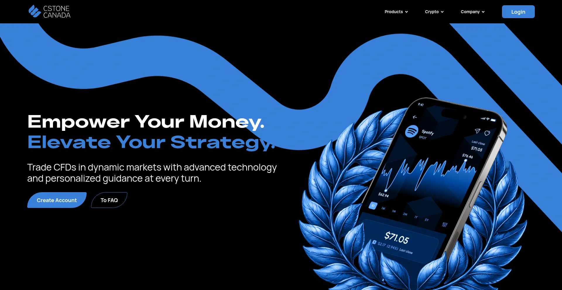 Website screenshot of Cstone-canada.io