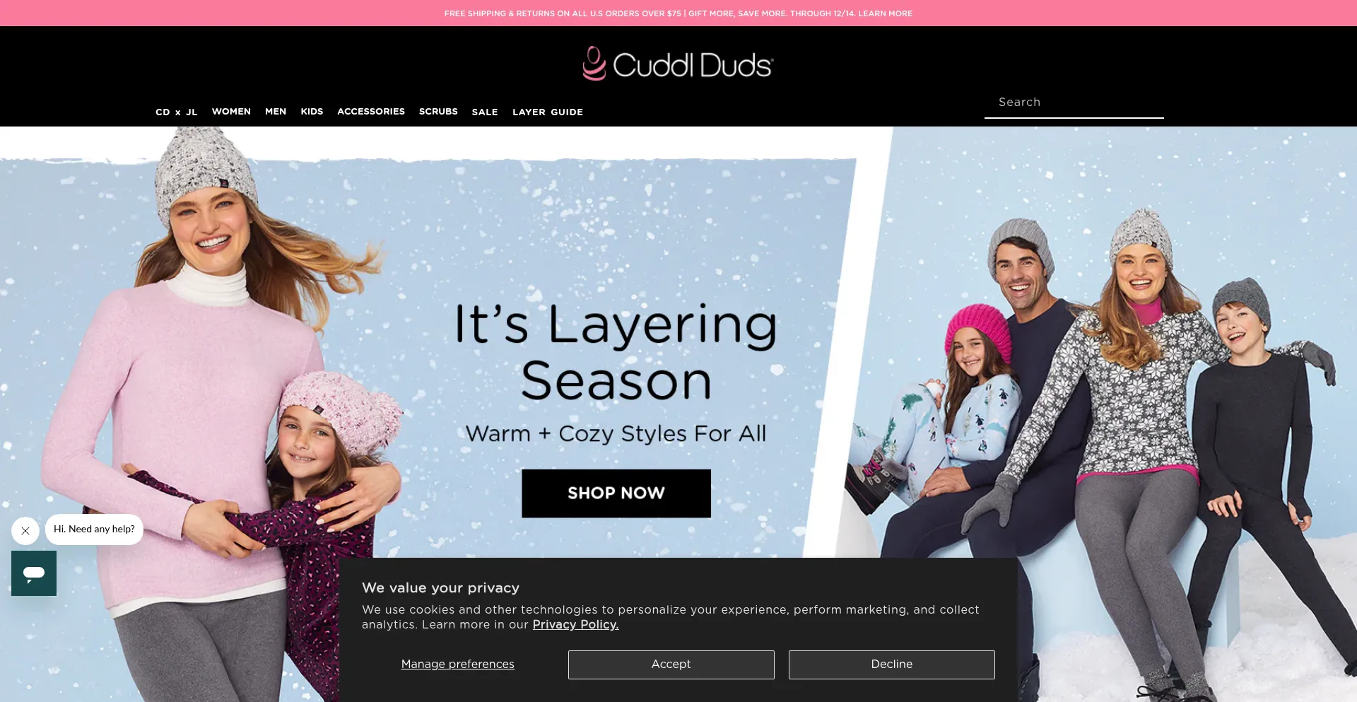 Cuddlduds.com