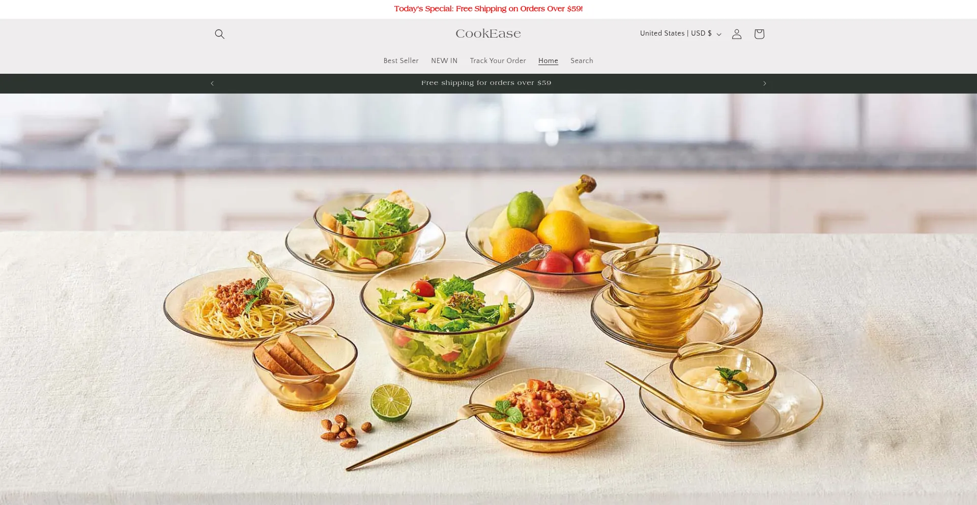 Website screenshot of Culinarybasics.shop
