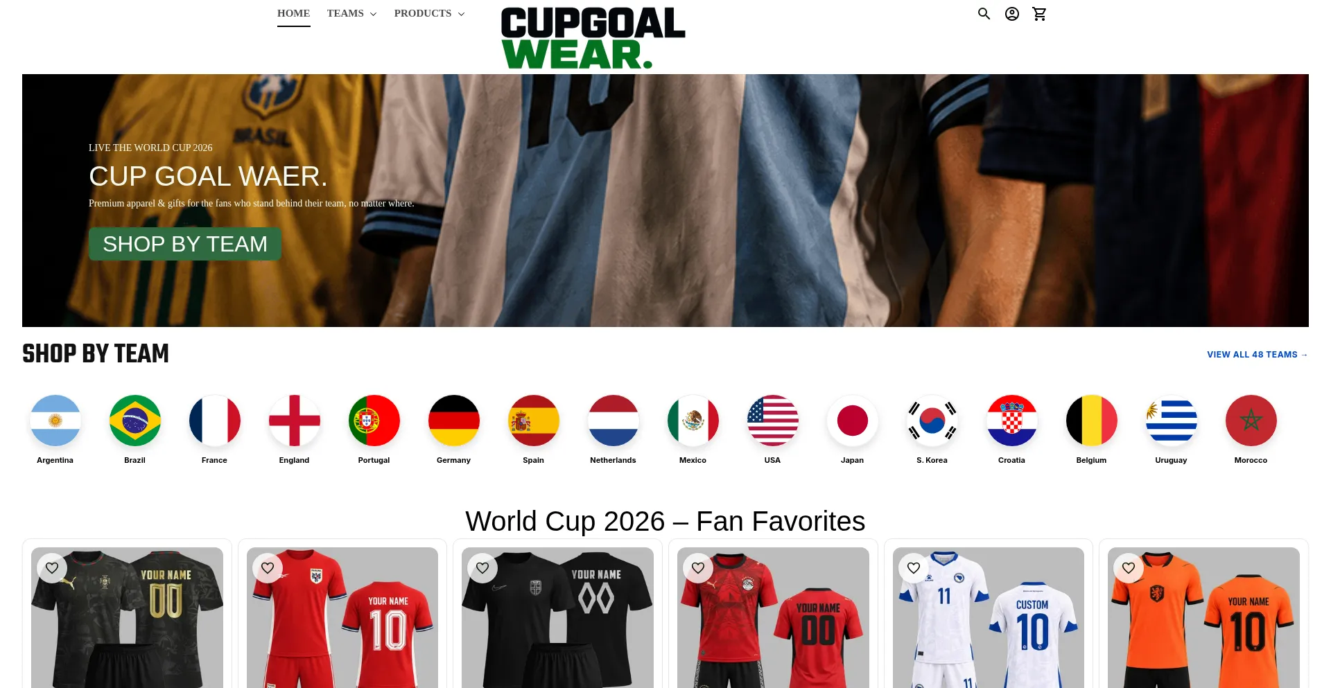 Cupgoalwear.com