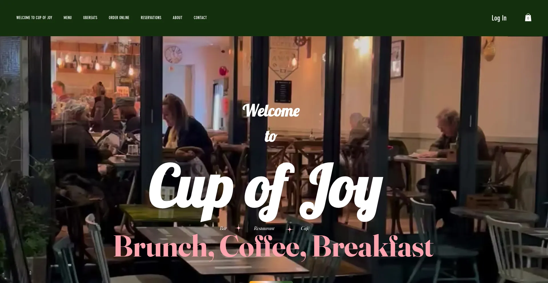 Cupofjoycafe.net Screenshot