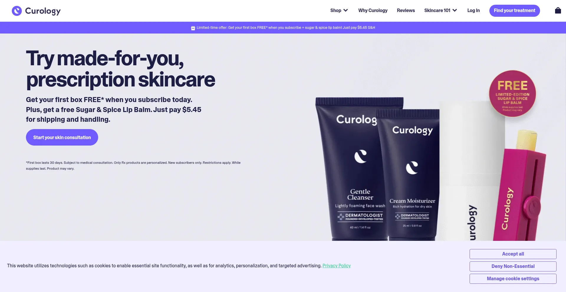 Curology.com est-il Sûr et Fiable ?