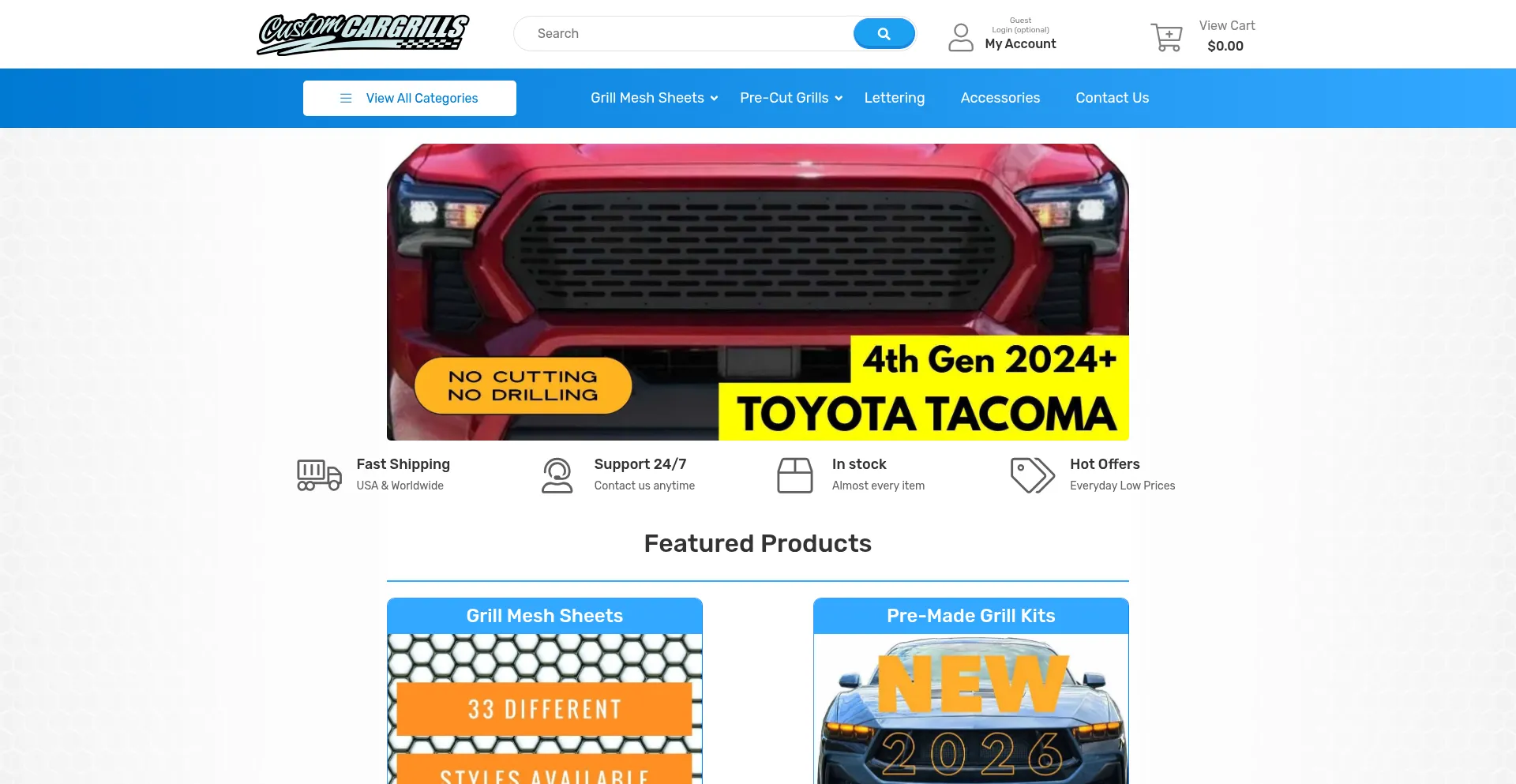 Customcargrills.com