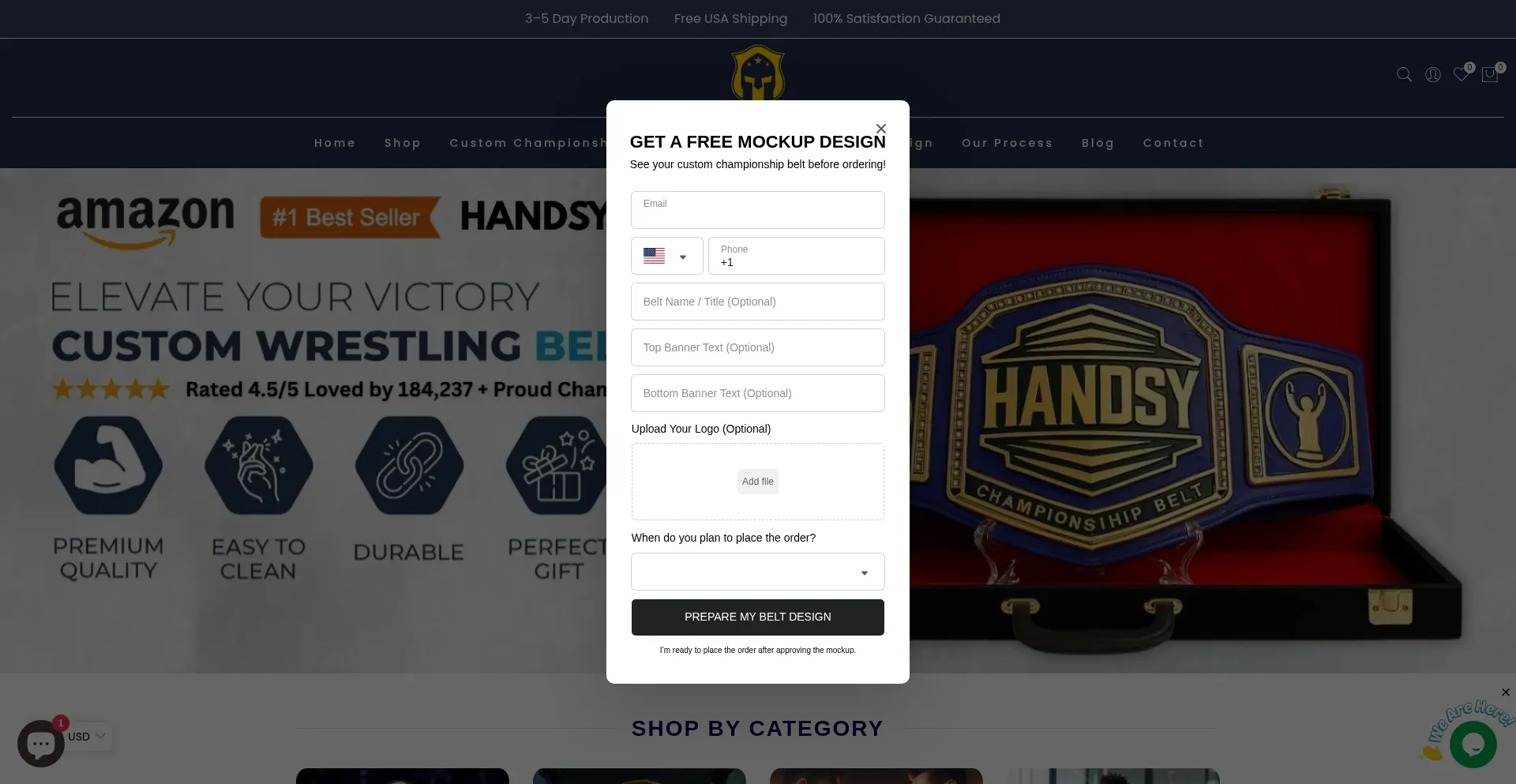 Customizewrestlingbelt.com
