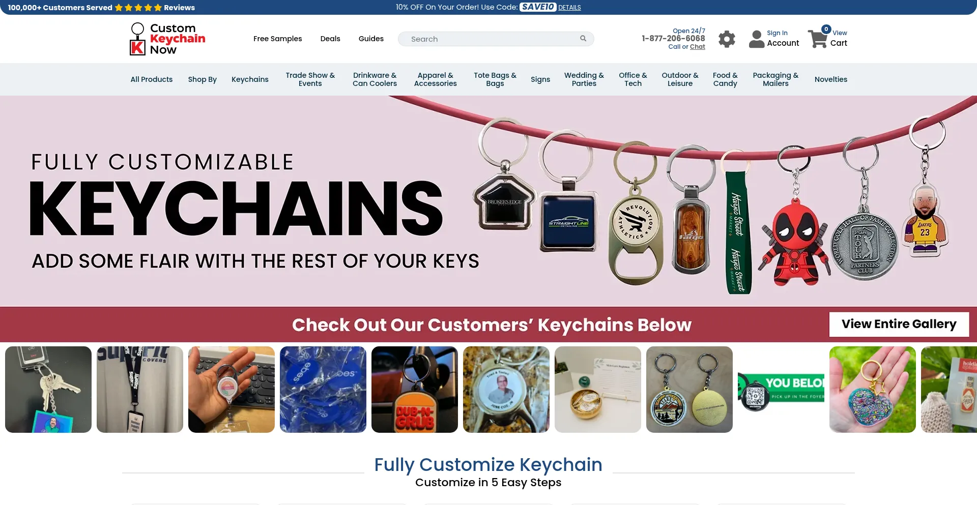 Customkeychainnow.com