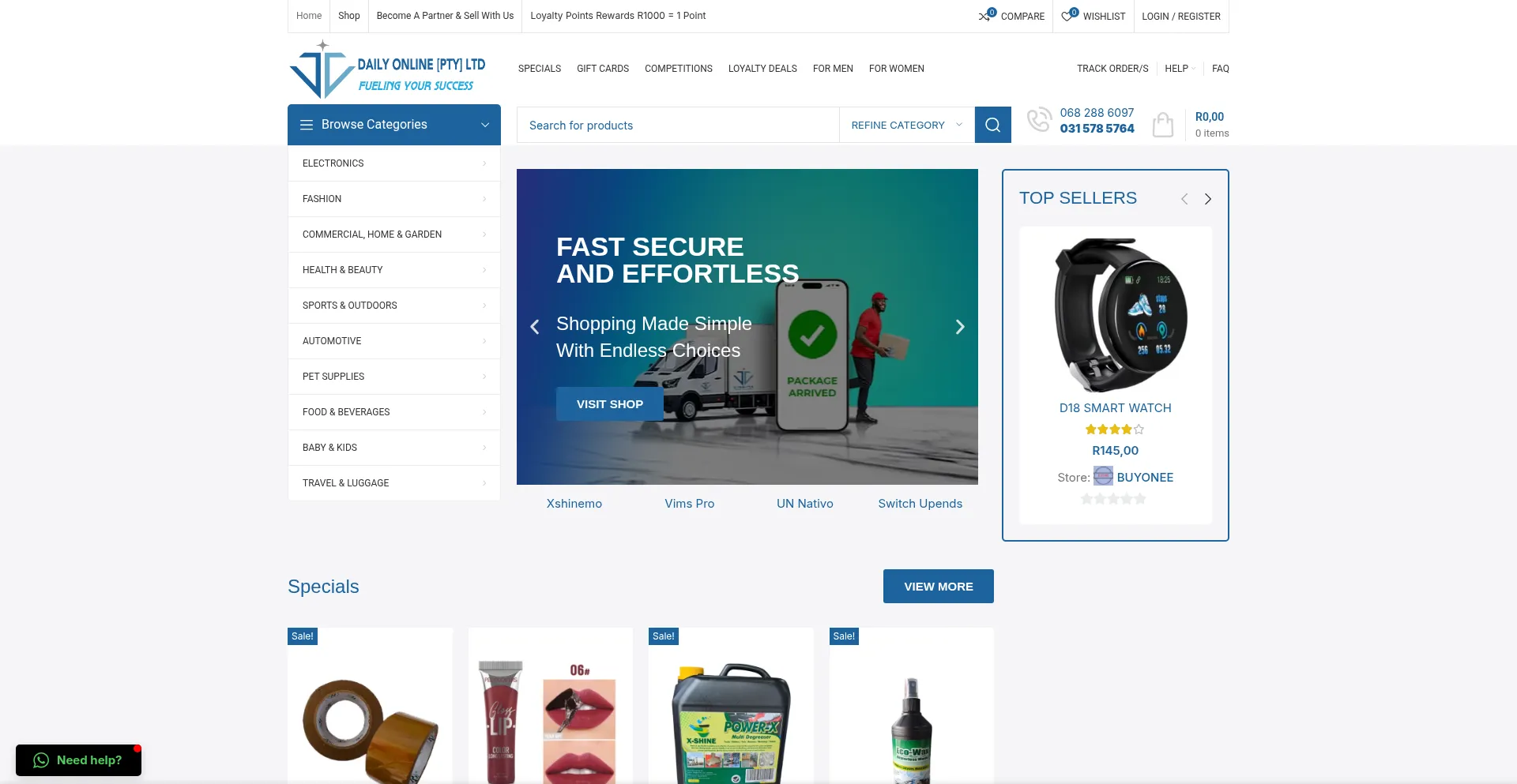 Dailyonlinesa.co.za est-il Sûr et Fiable ?