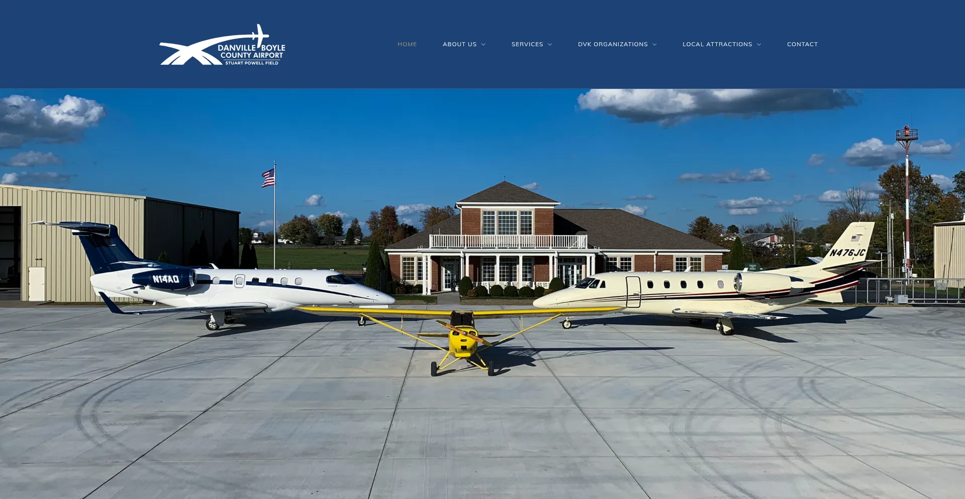 Danvilleairport.com Screenshot