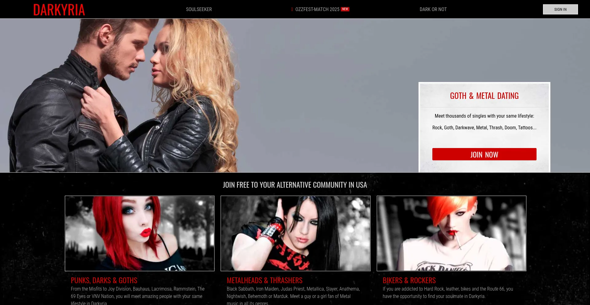 Darkyria.com Screenshot