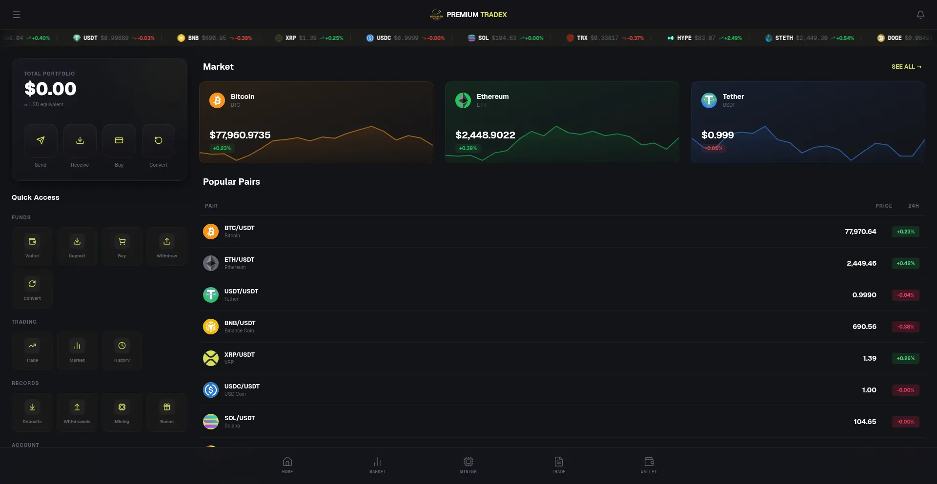 Dashboard.premiumtradex.finance