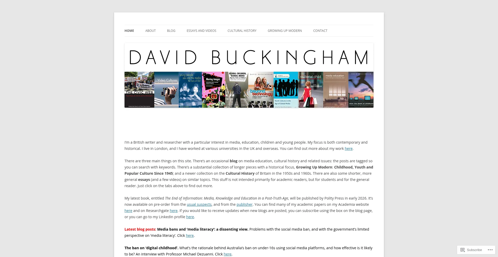 Davidbuckingham.net