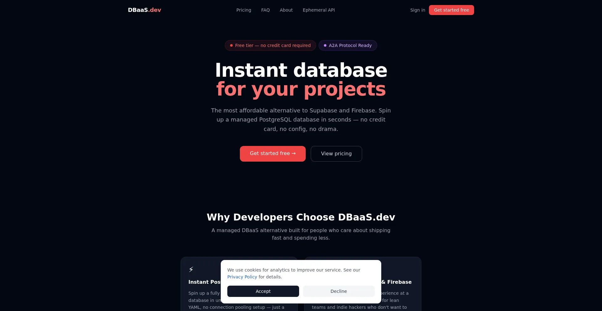 Dbaas.dev