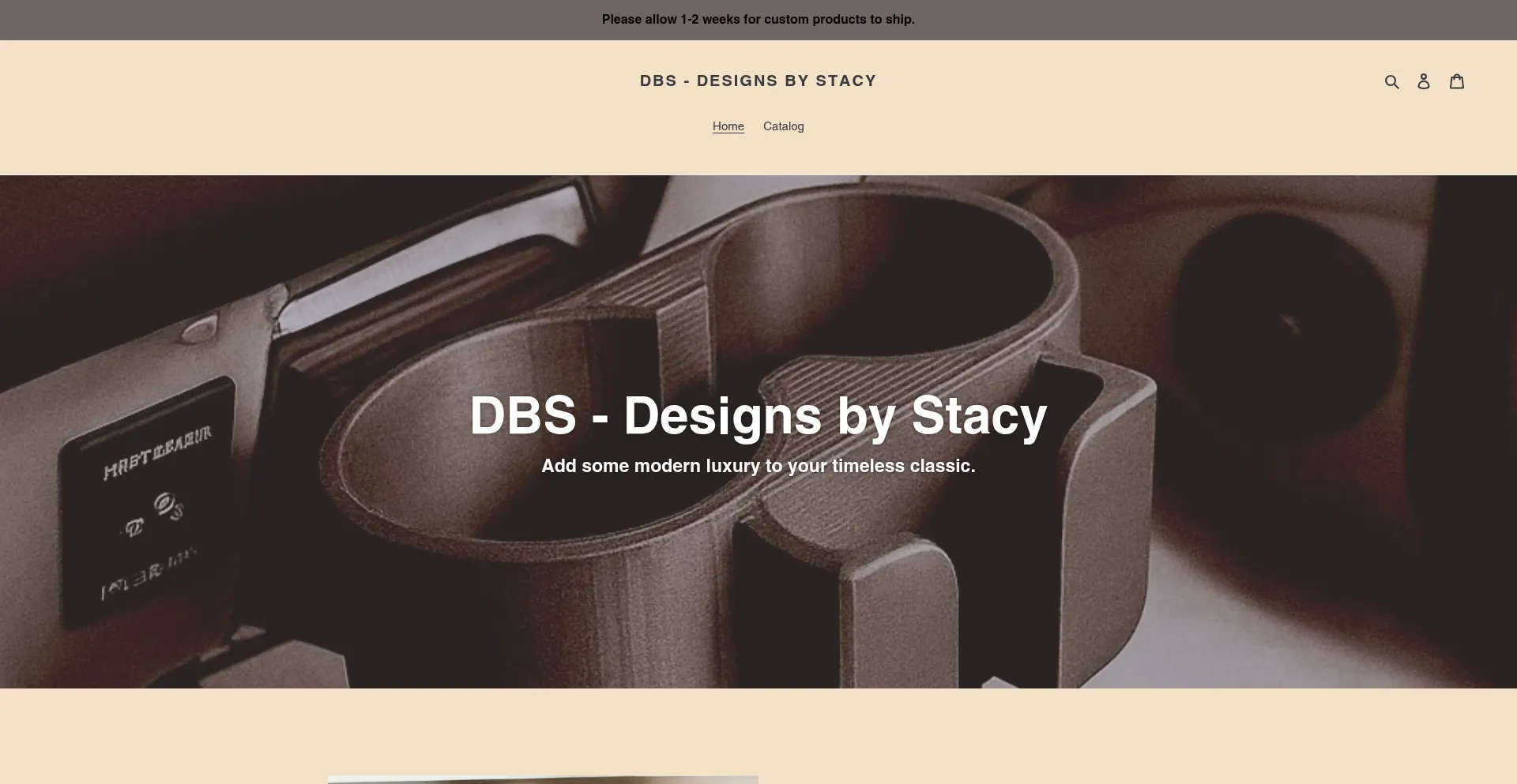 Website screenshot of Dbsprintshop.ca