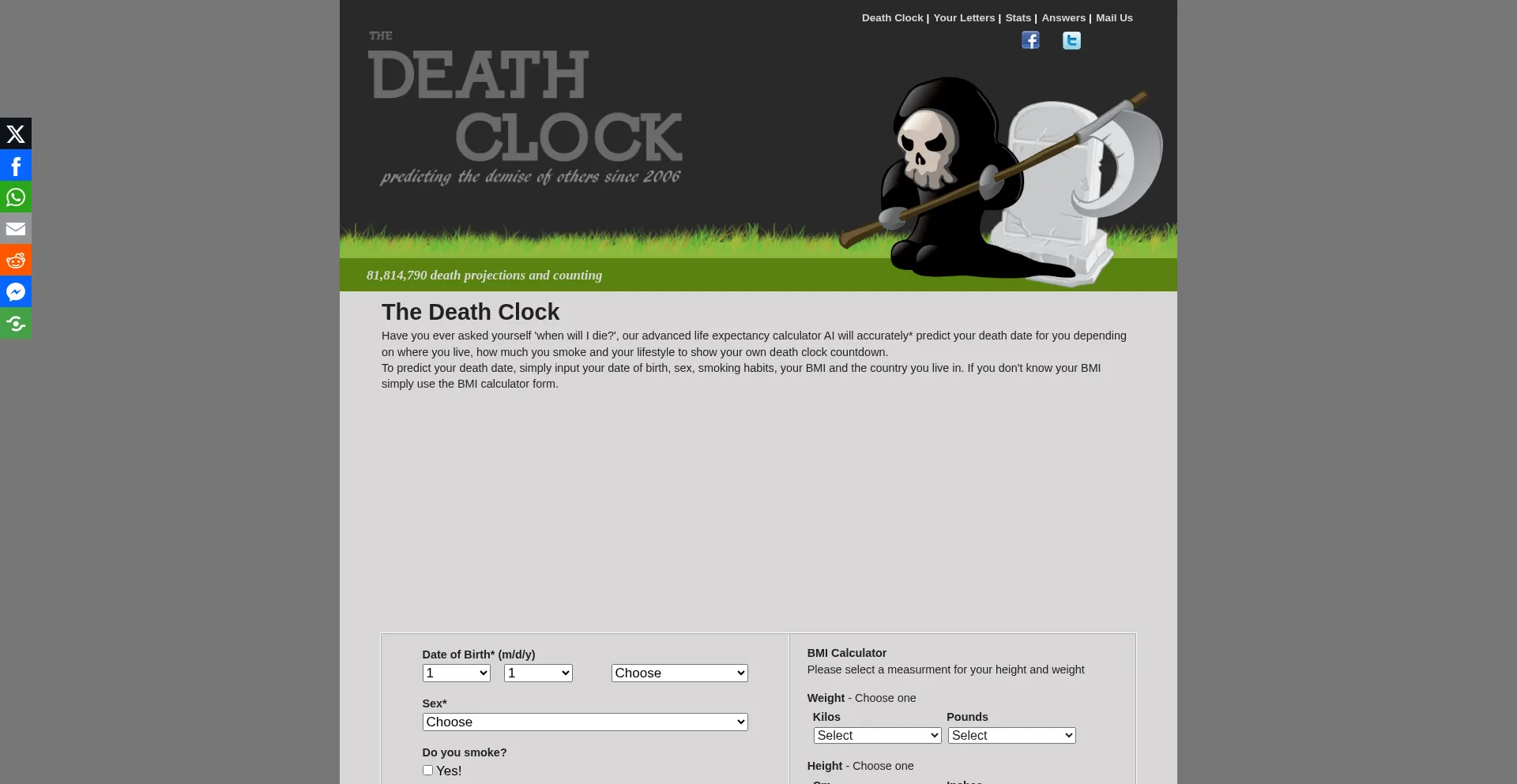 Death-clock.org : avis et réputation (Confiance 87/100)