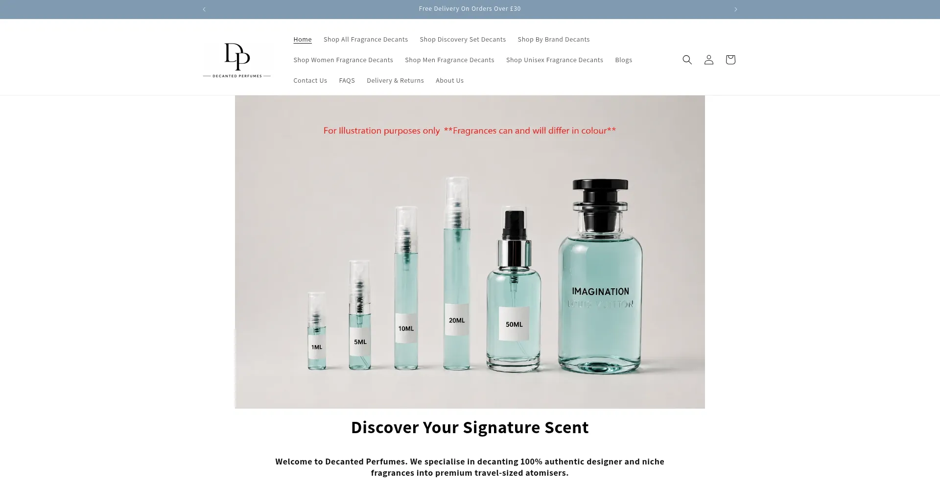 Decantedperfumes.co.uk