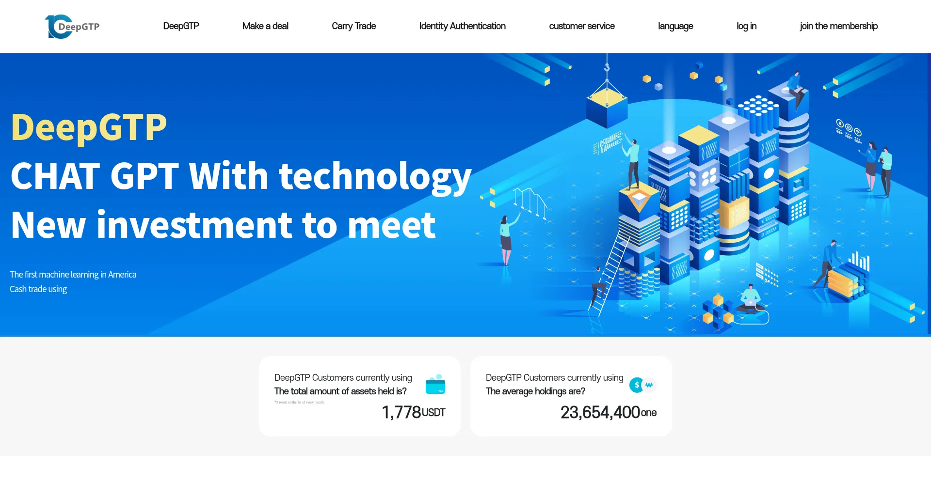 Website screenshot of Deepgtp-india.vip