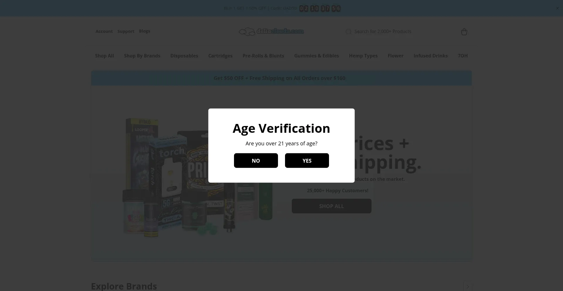 Website screenshot of Deltacloudz.com