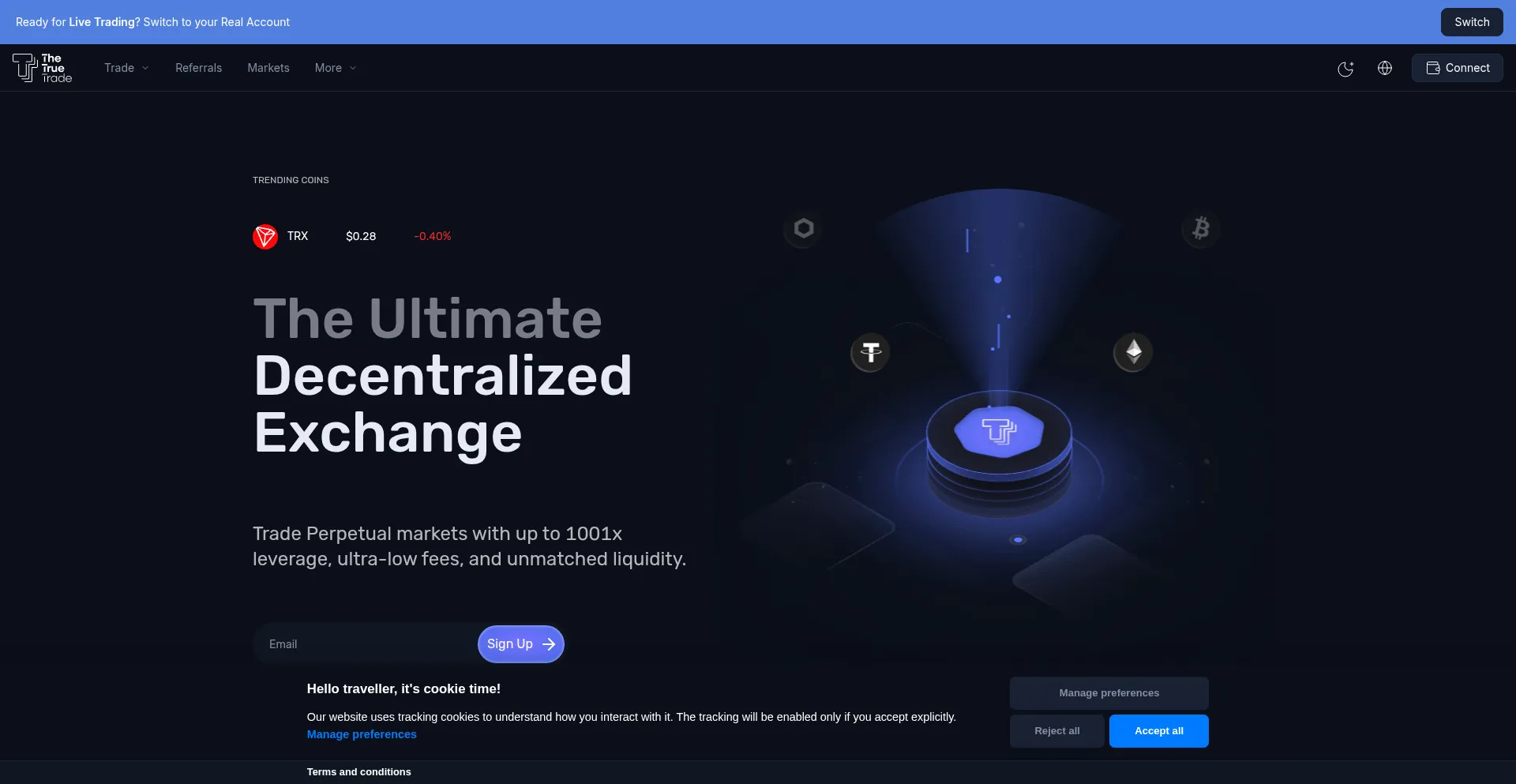 Demo.thetruetrade.io