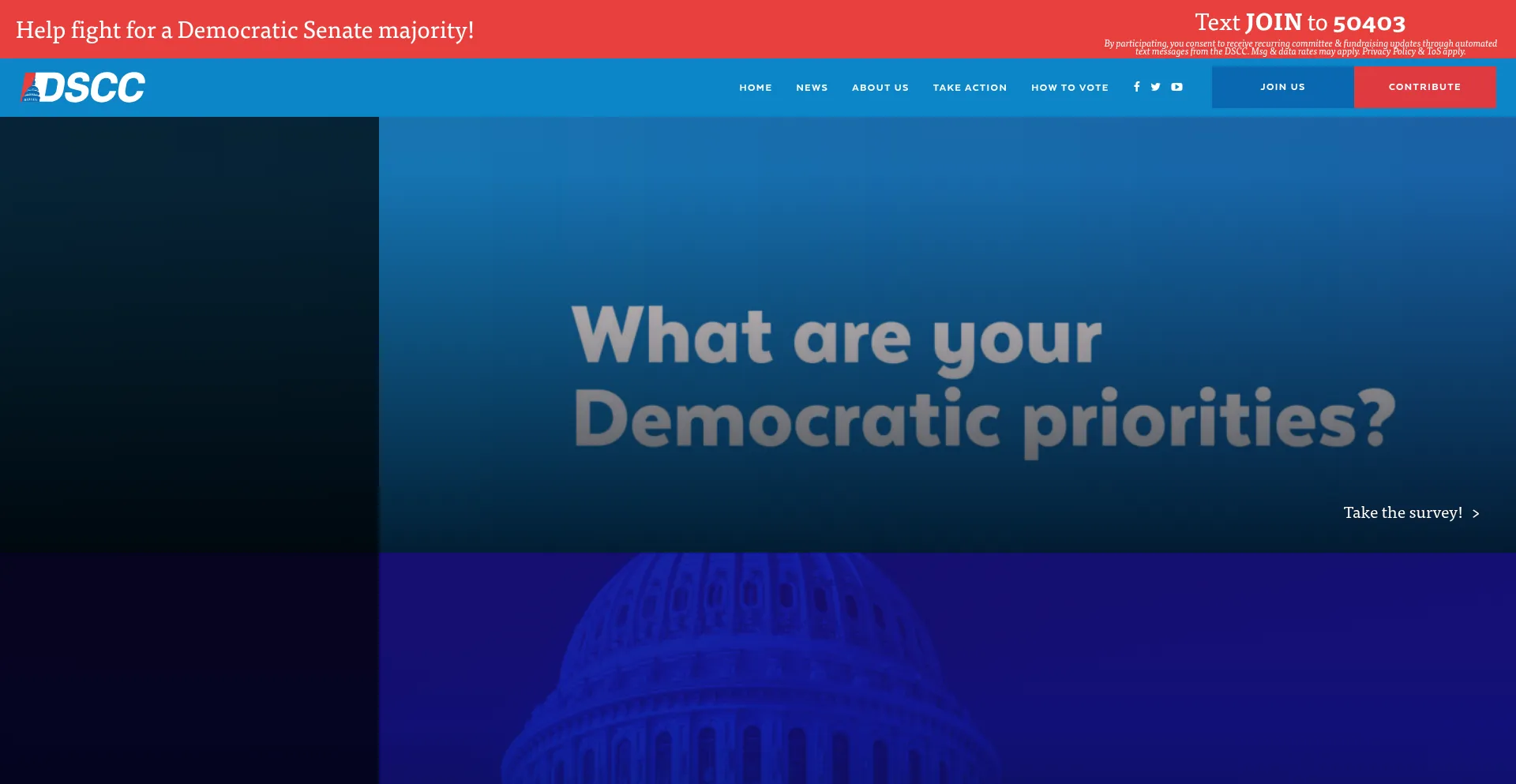 Website screenshot of Demsencc.com