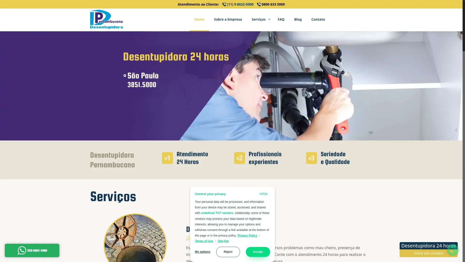 Desentupidorapernambucana.com.br