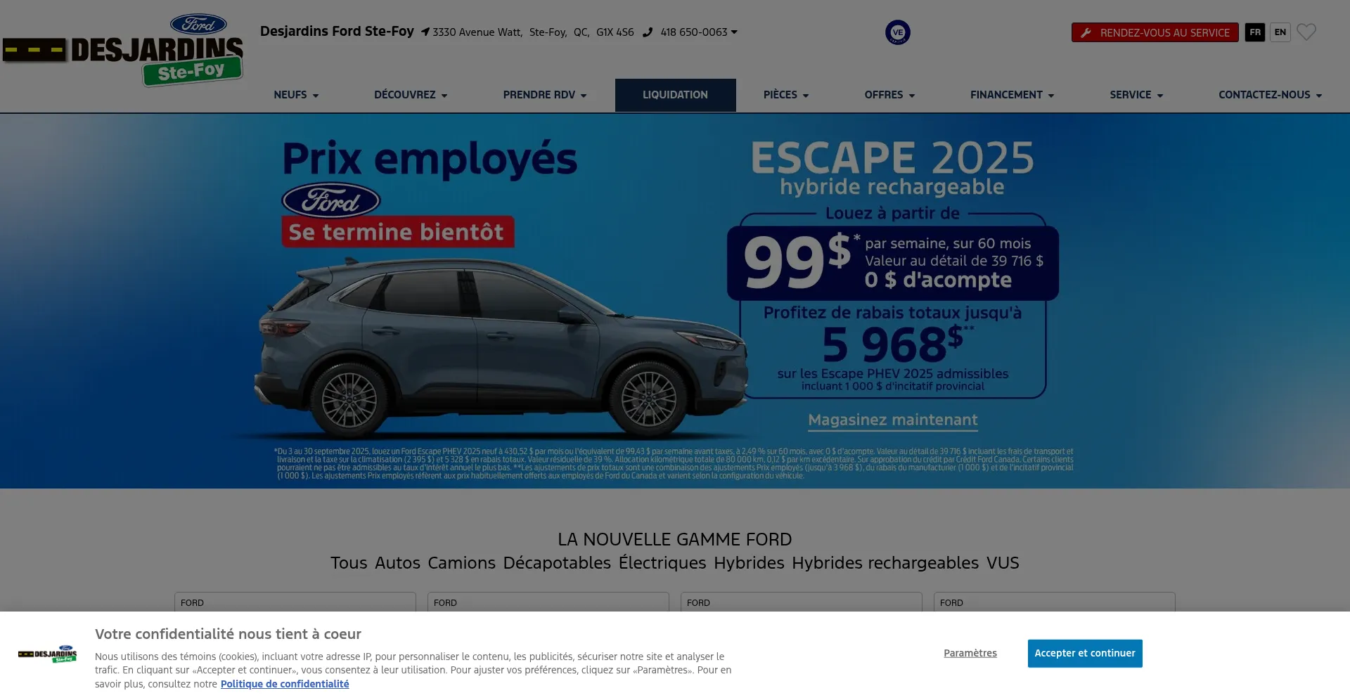 Desjardinsfordstefoy.com est-il Sûr et Fiable ?
