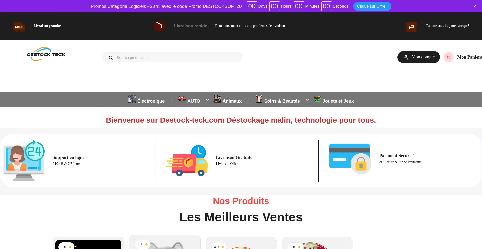 Destock-teck.com est-il Sûr et Fiable ?